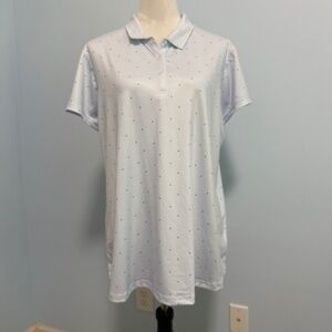 Pebble Beach Dry Luxe Performance Women’s Plus Short Sleeve Polo Top Size XXL
